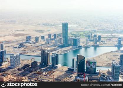 The Building In The Emirate Of Dubai. Downtown Dubai