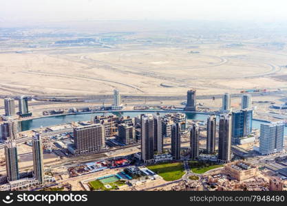 The Building In The Emirate Of Dubai. Downtown Dubai