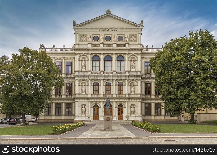 The building of the Academy of Justice in Kromeriz. Czech Republic