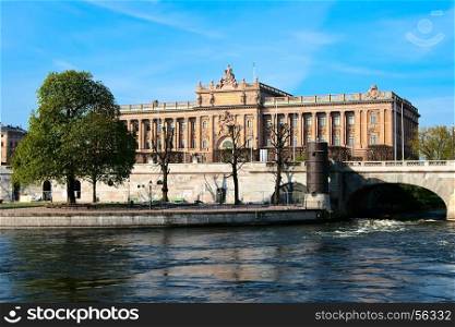The building of the Swedish Parliament - Riksdag