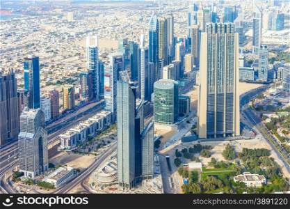 The Buildings In The Emirate Of Dubai. Downtown Dubai