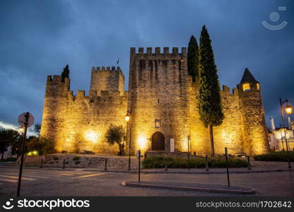 the Castelo in the Village of Alter do Chao in Alentejo in Portugal. Portugal, Alter do Chao, October, 2021