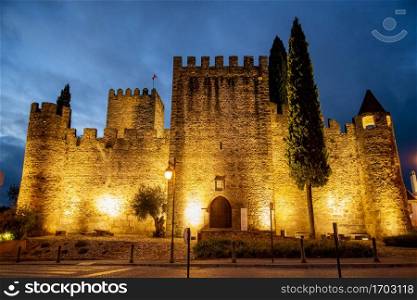 the Castelo in the Village of Alter do Chao in Alentejo in Portugal. Portugal, Alter do Chao, October, 2021