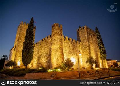 the Castelo in the Village of Alter do Chao in Alentejo in Portugal. Portugal, Alter do Chao, October, 2021