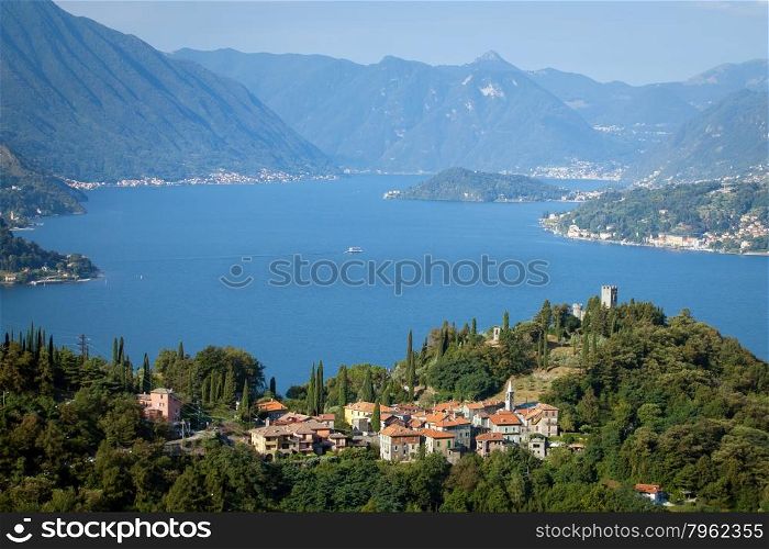The Castle of Vezio and Lake Como