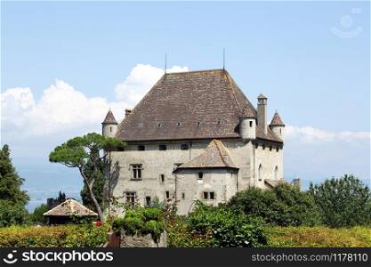 The castle of Yvoire in France