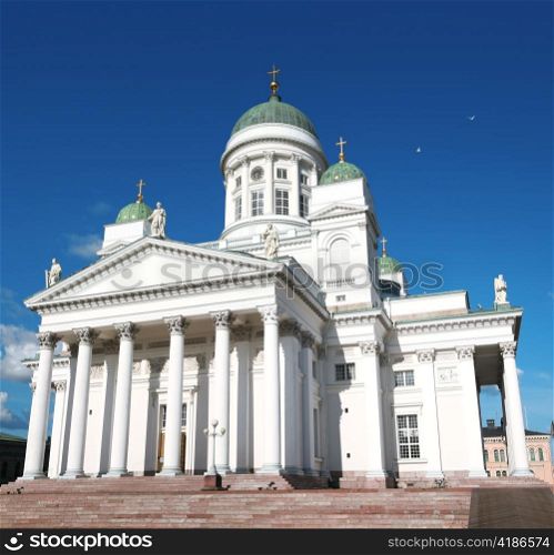 The Cathedral, a distinct landmark of Helsinki on Senate Square.