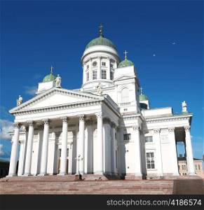 The Cathedral, a distinct landmark of Helsinki on Senate Square.