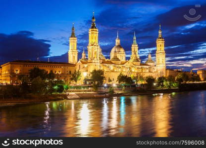 The Cathedral Basilica of Our Lady of the Pillar is a Roman Catholic church in the city of Zaragoza in Aragon region of Spain