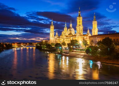 The Cathedral Basilica of Our Lady of the Pillar is a Roman Catholic church in the city of Zaragoza in Aragon region of Spain