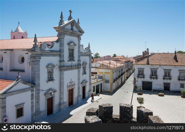 The cathedral of Beja, Alentejo, Portugal