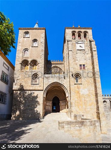 The Cathedral of Evora (Se de Evora) is one of the oldest and most important monuments in the city of Evora, in Portugal