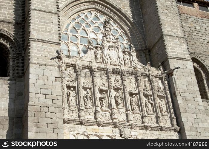 The catholic cathedral in Avila /12th-14th centuries/,detail,Spain