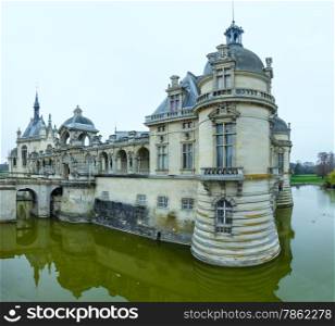 The Chateau de Chantilly (France). The Grand Chateau rebuilt in the 1870 s (architect Honore Daumet).