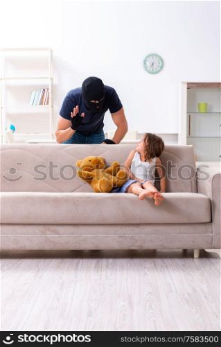 The child trafficking and abuse concept with small girl. Child trafficking and abuse concept with small girl