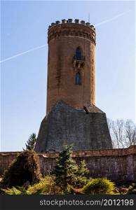 The Chindia Tower or Turnul Chindiei is a tower in the Targoviste Royal Court or Curtea Domneasca monuments ensemble in downtown Targoviste, Romania