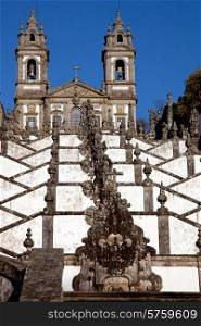 The church Bom Jesus do Monte in the town of Braga, north of Portugal