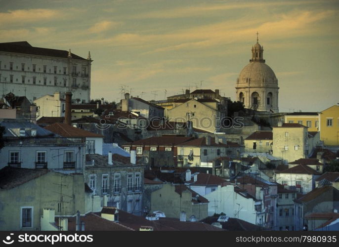 the church Igreija de Santa Engracia in the Alfama old town in the city centre of Lisbon in Portugal in Europe.. EUROPE PORTUGAL LISBON ALFAMA CHURCH IGREIJA DE SANTA ENGARACIA