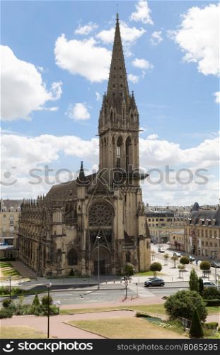 The Church of Saint Pierre is a Roman Catholic church dedicated to Saint Peter situated in the center of Caen in Normandy, northern France