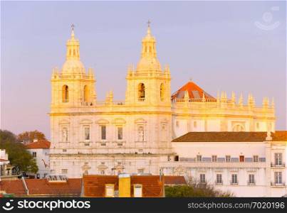 The Church or Monastery of Sao Vicente de Fora  meaning  Monastery of St. Vincent Outside the Walls  is a 17th-century church and monastery in the city of Lisbon, Portugal