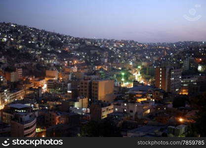 The City Centre of the City Amman in Jordan in the middle east.. ASIA MIDDLE EAST JORDAN AMMAN