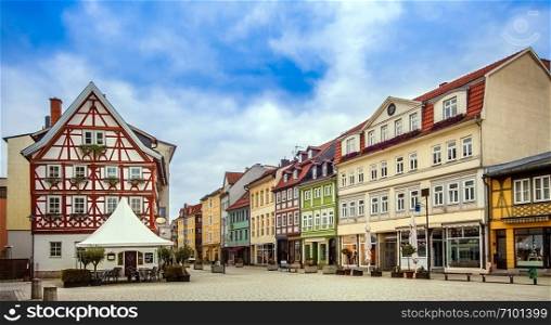 The city of Meiningen in Thuringia Germany on 27.October 2018