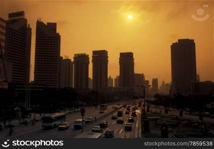 the city of Shenzhen north of Hongkong in the province of Guangdong in china in east asia. . ASIA CHINA SHENZHEN