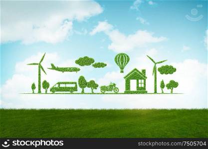 The clean energy and environment - 3d rendering. Clean energy and environment - 3d rendering