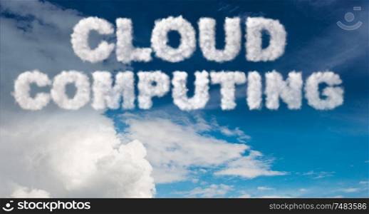 The cloud computing storage in it concept. Cloud computing storage in IT concept