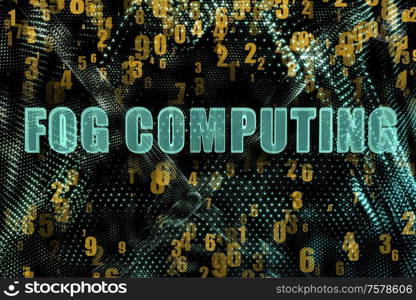 The concept of it fog computing. Concept of IT fog computing