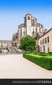 The Convent of the Order of Christ is a religious building and Roman Catholic building in Tomar, Portugal