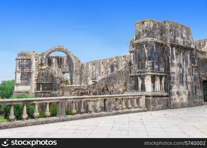 The Convent of the Order of Christ is a religious building and Roman Catholic building in Tomar, Portugal