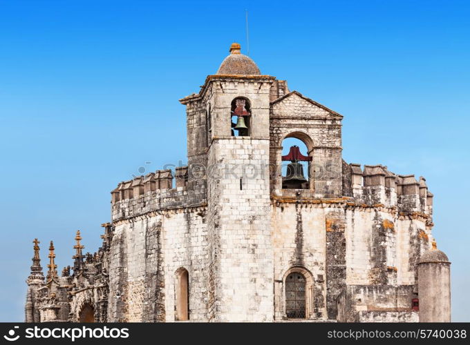 The Convent of the Order of Christ is a religious building and Roman Catholic building in Tomar, Portugal