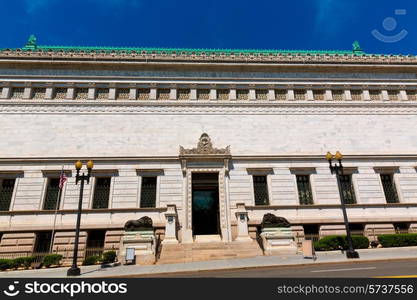 The Corcoran Gallery of Art building in Washington DC USA