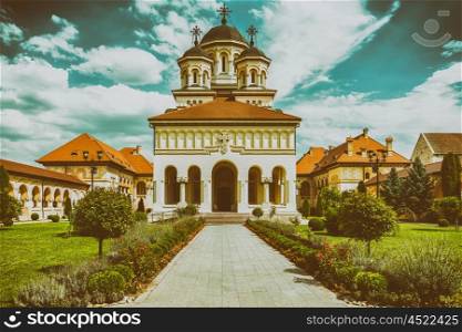 The Coronation Cathedral In Alba Iulia, Romania