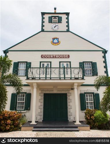 The courthouse in St.Martin, Caribbean Saint Marteen