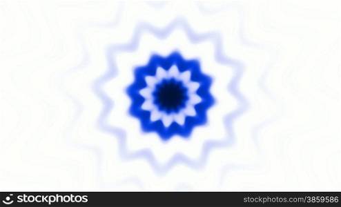 The dark blue flower (pattern) is dismissed on a white background