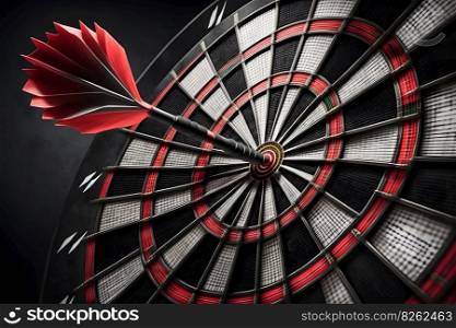 The darts isolated on black background. Neural network AI generated art. The darts isolated on black background. Neural network AI generated