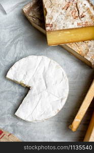 the different french cheeses Normandy and Savoie