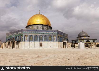 The Dome Of The Rock and the Dome Of The Chain are two of the shrines centered on the Temple Mount in the Old City of Jerusalem.&#xA;