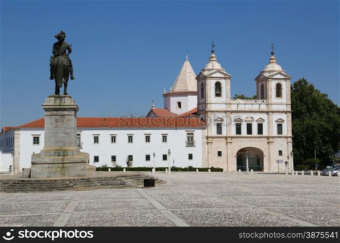 The Ducal Palace of Vila Vicosa in Portugal