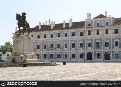 The Ducal Palace of Vila Vicosa in Portugal