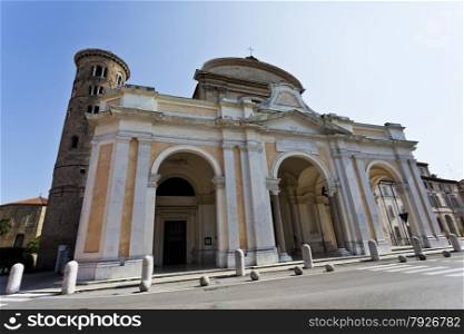 The Duomo is the new Cathedral built in the 18th century in Ravenna, Italy