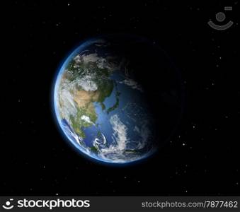 The Earth from space. Asia