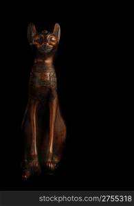 The Egyptian cat. A symbol of religion of Egypt, it is instructed by ancient hieroglyphs