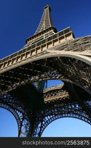 The Eiffel Tower in Paris, France.