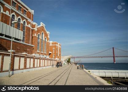 the Electricity Museum in the old Industrial Building in Belem near the City of Lisbon in Portugal. Portugal, Lisbon, October, 2021