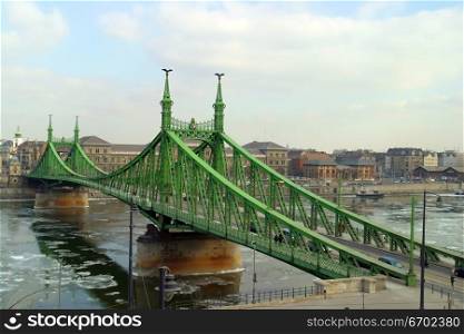 The Elizabeth Bridge Budapest, Hungary.
