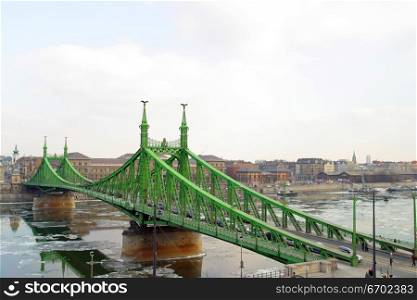 The Elizabeth Bridge Budapest, Hungary.