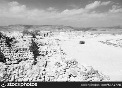 the empty quarter and outdoor sand dune in oman old desert rub al khali